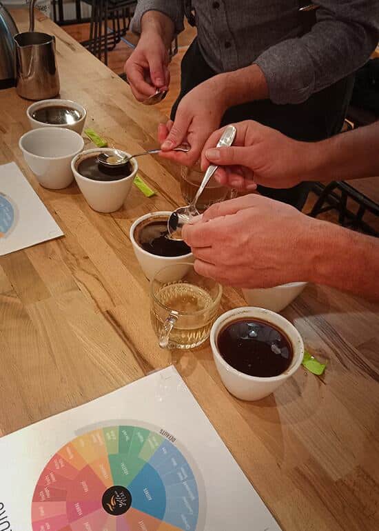 atelier cupping cours de degustation de cafe